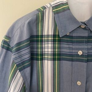 Ralph Lauren chambray plaid button down